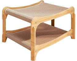 Krabbed voor katten - Krabpaal speelgoed - Katten vermaken - Verzwaard sisal meubilair - 56x34x37cm - Veelkleurig