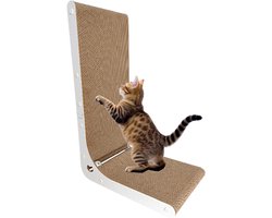 Krabdoos Katten - Krabkarton - Kattenvermaak - L-vormig design - 40x14x26.5cm