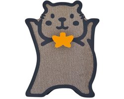 krabkarton - krab karton voor katten 50x40 - krabplank - krabmat - krabmat voor katten - krabplank voor katten - krabmeubel - krabpaal - kattenspeelgoed - kattenspeeltjes - interactief kattenspeelgoed