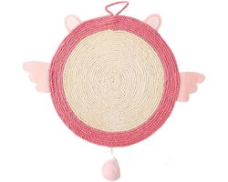 Krabmat Kat - Krabkussen Sisal - Meubelbescherming Krabben - Natuurlijk Hangend Ontwerp - 50x28x1 cm