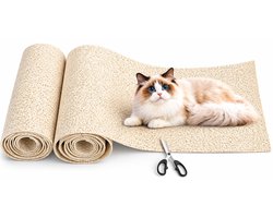 Krabmat Kat Zelfklevend - Meubelbescherming Tegen Krassen - Op Maat Knipbaar Polyester - Wand & Bank Bescherming - Katten Krabmat Muur - Krasmat Kat Sofa Beschermer