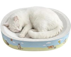 Krabmat Katten - Krabplank Voetbal - Meubels Beschermen - Gebogen Mand Ontwerp - 55x38x5 cm - Niet gespecificeerd