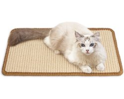 Krabmat - Krabmat Voor Katten - 50x30 cm - Krabmat Bank - Duurzaam en Effectief Krabben - Kattenspeelgoed en Krabben voor Kat - Bescherm je Meubels - 19.6x11.8