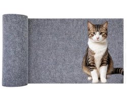 Krabmat Voor Katten - Wandmontage - Extra Dik En Groot - 1 Stuk - Grijs