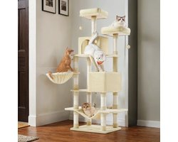 Krabpaal: Krabpaal 168 cm hoog, krabpaal, voorzien van 13 krabpalen