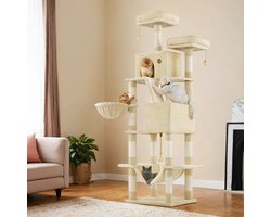 Krabpaal – 206 cm Hoog – Met 13 Krabpalen – Super Groot