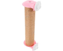 Krabpaal accessoires - Klimmuur speelgoed - Kattenkooi inrichting - DIY montage - 31 x 31 x 31 cm - roze