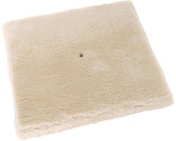 Krabpaal Basis - Vervangende Mat - DIY Kattenboom - Stevige Constructie - 26x26x2 cm - Beige