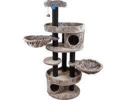 Krabpaal coco Antraciet 60x48x152cm