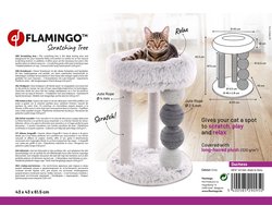 Krabpaal Duchess Grijs & Wit