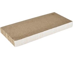Krabpaal Karton voor Katten - Grasprint Design 43x21cm