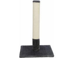 Krabpaal Kat Luxe Grijs Pluche en Sisal 62 cm Hoog