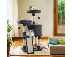 Krabpaal – Kattenboom – 115 cm Hoog – Ideaal Voor Kleine Katten