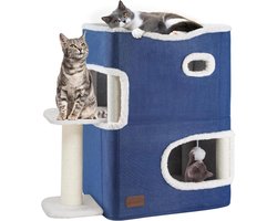 Krabpaal - Kattengrot kattenbedden - platform en bal - binnenkatten - kattenhuis met kattenkrabpaal - basic kattenboom - schattige kattentoren - kattenmeubels - kattenverblijf