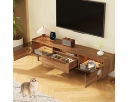 Krabpaal – Kattenkrabpaal – Kattenmeubel – Kattenhuis – Kattenboom – Notenhouten Salontafel – Katvriendelijk Ontwerp – 80x50x40 cm