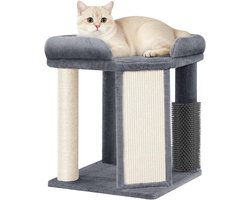 Krabpaal - Kattenmeubel - Kattenkrabben Klimmen - Compact Ontwerp - 40 x 40 x 48 cm - Lichtgrijs
