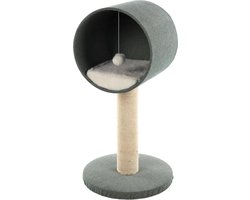 Krabpaal - Kattenmeubel - Krabben en Spelen - Houtpluche Materiaal - 365 x 445 x 34 cm - Groen