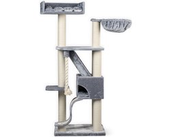 Krabpaal Kilimandjaro de Luxe licht Grijs voor grote katten