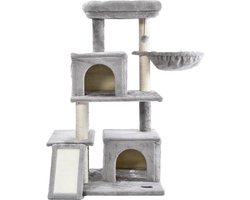 Krabpaal - Krabpaal voor Grote en kleine Katten - Kattenboom met Hangmat - Kattenpaal - 100x49 - XXL