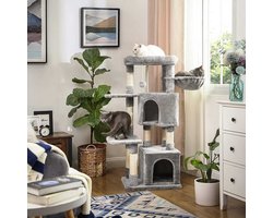 Krabpaal - Met 2 grotten en 3 platforms - Grijs