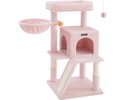 Krabpaal – Met groot platform pastelroze