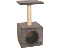 Krabpaal met huis, Grijs