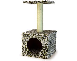 Krabpaal met post zitting en lade holte - Tarragona - 30 x 30 x 60 cm - nagelslijper voor katten - accessoires voor katten