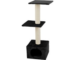 Krabpaal met Slaapplek Zwart