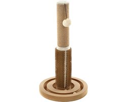 Krabpaal met Speelgoed, Borstel en Massagefunctie - Zachte Pluche Krabbumpaald 53 cm