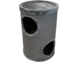 Krabpaal met Twee Tunnels en Zacht Liggedeelte - Grijs