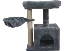 Krabpaal Nibbles - Krabpaal - 40x35x60 cm Grijs