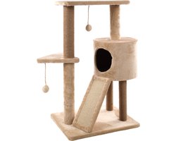 Krabpaal Paradise Beige - Beige - 50 x 42 x 86 cm