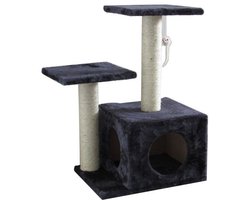 Krabpaal Sandra - Grijs-Blauw - Inclusief slaaphuis en speelmuis