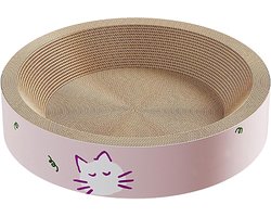 Krabpaal: Krabpaal van Karton - Krabmeubel Kat - Katten Verzorgen - Verhoogd Comfort - 437 x 404 x 111 cm