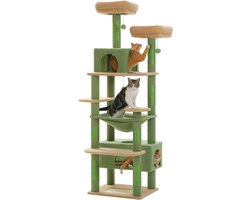 Krabpaal voor Grote Katten - Krabton - Kattenhuis - Groente