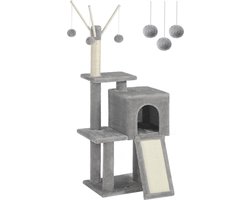 Krabpaal voor huiskatten Kittens Poezen - lichtgrijs PCT143W01