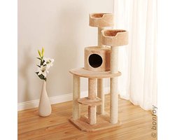 Krabpaal voor Katten - 49,5 x 49,5 x 126 cm - Geschikt voor Grotere Katten - Elegant Design