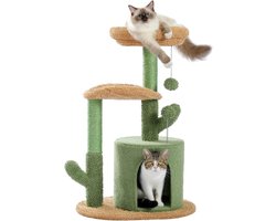 Krabpaal: Krabpaal voor katten - 78 cm - 6,39 kg - Groen