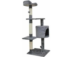 Krabpaal voor Katten Jasper 40 x 40 x 114 cm Grijs