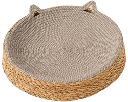 Krabpaal: Krabpaal voor katten - Kattenbed Lounge - Spelen en Rusten - Ademende stof - 35 x 35 x 10 cm