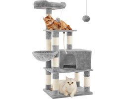 Krabpaal voor katten - Kittens - Lage krabpaal - Krabpaal boomstam - Krabpaal voor katten - <5kg - 4 katten - Kat toren - Stevige krabpaal - Krabpaal voor katten - Kattenverblijf