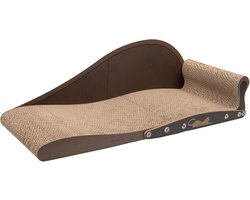 Krabpaal: Krabpaal voor katten - Krabmat golfkarton - Meubels beschermen - Voldoet aan krabbehoefte - 68 x 25 x 20.8 cm