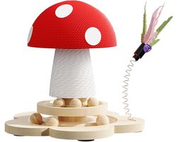 Krabpaal voor katten - Krabmeubel speelgoed - Meubels beschermen - Robuust sisal design - 25 x 25 x 19 cm