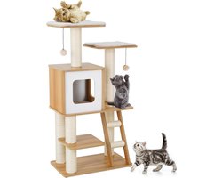 Krabpaal Voor Katten- Krabpaal Voor Grote Katten - Krabpaal Voor Zware Katten - 112cm Hoog