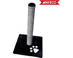 Krabpaal voor Katten Nayeco Savanna 63 x 40 x 40 cm Zwart (63 x 40 x 40 cm)
