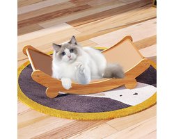 Krabpads sisal tapijt jutemat voor katten - krabmat krabplank slapen en klauwen scherpen - 49 × 32 × 13 cm.