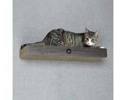 Krabplank CLOUD met muurbeugel - Donkergrijs