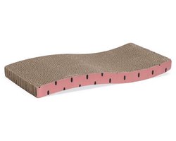Krabplank Dots - Roze - 46,5 x 25,4 x 5,5 cm - Beeztees - Met Catnip