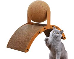 Krabplank en Krabbal voor Katten - Stevig Sisal Speelgoed voor Binnen en Buiten