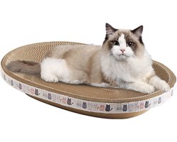 Krabplank Kat - Krabmat Karton - Meubels Beschermen - Duurzaam Golfkarton - 47 x 32 x 9 cm